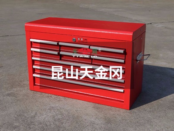 红色抽屉式工具箱
